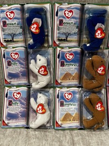 lot 71 image: Rare McDonalds beanie babie legends set lot of 11 brand new Misprints