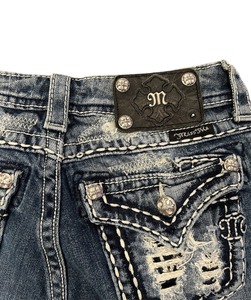 lot 81 image: Miss Me Jeans Womens Blue Size 26 JE5152M9 Capri Denim