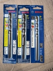 lot 107 image: BOSCH  38 & 12  DRILL BITS LBH008 LBH010 - LOT OF 220