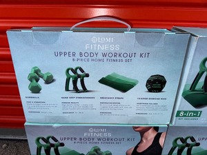 lot 93 image: LOMI FITNESS UPPER BODY WORKOUT KIT 8-1 LOT OF 4  NEW $320 VALUE