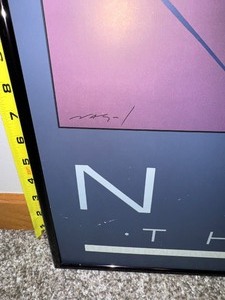 lot 31 image: PATRICK NAGEL THE BOOK 1985 FRAMED LITHOGRAPH SINGED