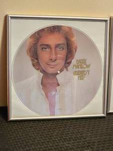 lot 32 image: Barry Manilow Framed Vinyl Album LP