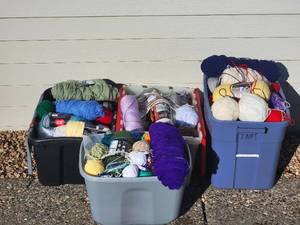 lot 116 image: Huge Knitting Yarn Package