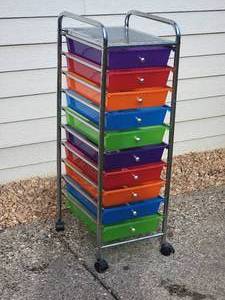 lot 115 image: Creative Colorful Supply Cubbie Shelf