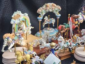 lot 88 image: Brilliant Carousel Horse Collection