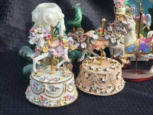 lot 87 image: Colorful Carousel Horse Collection