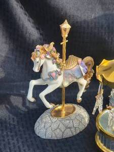 lot 86 image: Charming Carousel Horse Collection