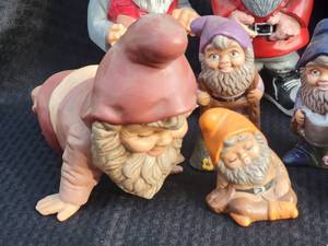 lot 107 image: Playful Ceramic Garden Gnome Collection - SIGNED - B