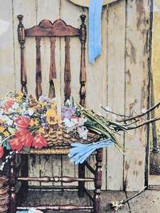 lot 113 image: Classic Norman Rockwell Still Life Print