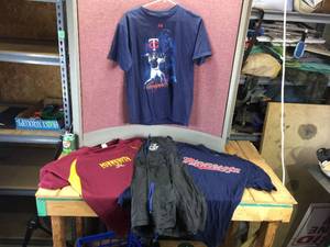 lot 55 image: Minnesota Sports T-Shirts including Joe Mauer