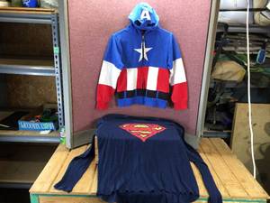lot 60 image: Superman - Captain America Shirts