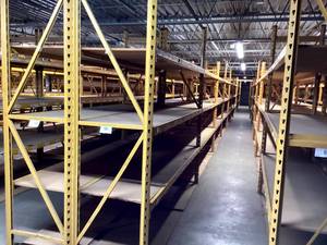 Industrial Shelves 30 x 9 x 9 Tall, 12 Sections