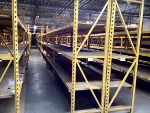 Industrial Shelves 30 x 9 x 9 Tall, 12 Sections