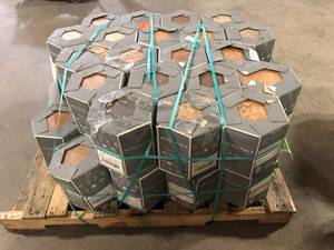 40 Boxes of Ivy Hill Tile Hayes Marron 7.87 in. x 9.44 in. Matte Porcelain Floor and Wall Tile (9.84 sq. ft.Case) Customer Returns See Pictures