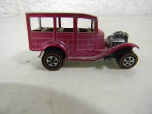 lot 5 image: Vintage 1968 Hot Wheels Redline CLASSIC 31 FORD WOODY ROSE - PAINT NICE PRETTY CLEAN WHEELS STRAIGHT - AWESOME, VERY COOL PIECE - SEE PICTURES