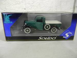 lot 19 image: SOLIDO PRESTIGE 118 SCALE DIE-CAST - 1936 FORD PICK-UP - AWESOME PIECE - NEW IN BOX - SEE PICTURES