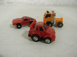 lot 43 image: 3 - VINTAGE Transformers G1 Minibot Action Figures - Original - NICE -APPEAR TO BE COMPLETE - FANTASTIC PIECES - SEE PICTURES