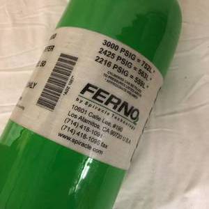 lot 217 image: $$$ NEW&nbspFerno by Spiracle Technology M25A-001 FERNO2 Oxygen Gas Cylinder
