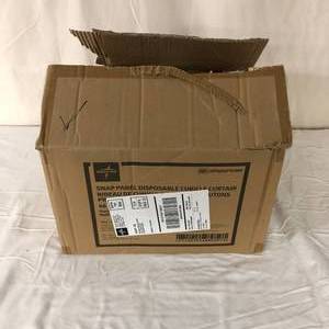 lot 28 image: $$$ 1 Case (12 each) NEW Medline MIT6DUPTOWN 66 x 66 Uptown Snap Panel Disposable Patient Privacy Cubicle Curtains (open box)