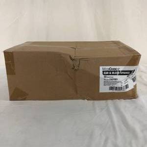 lot 94 image: 1 Case (50 each) NEW MediChoice EAR301 1-Ounce Sterile Infant Pediatric Ear & Ulcer Syringe - Green - Expiration 128 (box dented)