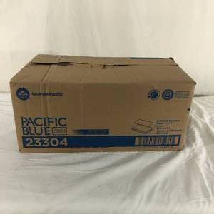 lot 85 image: 1 Case (16 packs, 250 each) NEW Georgia Pacific GP Pro 23304 9.2 x 9.4 Pacific Blue Basic Multifold Recycled Paper Towel