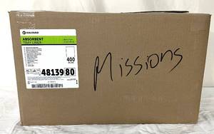 lot 172 image: 1 Case (8 boxes, 50 each) NEW Halyard 48139 20 x 25 Absorbent Sterilization Tray Liner Towel 
