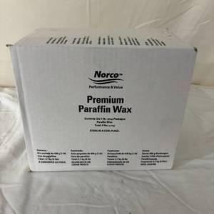 lot 202 image: 1 Case (6 packages, 1 pound each) NEW Norco Performance & Value NC15496 Paraffin Wax Beads - Wintergreen Scent