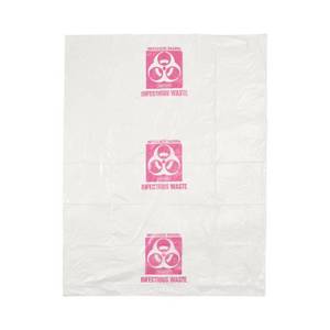 lot 18 image: 1 Case (50 each) NEW Medline NON0222991BIO 38 x 26 x 48 Dirt Moisture Prevention Protection Clear Equipment Cart Covers (open box)