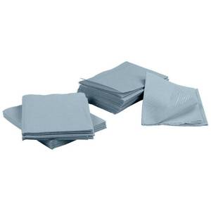 lot 3 image: 1 Case (500 each) NEW HuFriedyGroup WEXSI Crosstex Econoback Dental Patient Towels Bibs 19 x 13 2-Ply Tissue Plus 1-Ply Poly - All Silver Gray Color