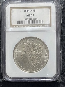 1884-O Morgan Dollar NGC MS63