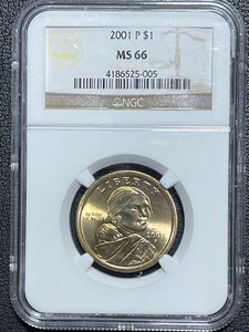 2001-P Sacagawea Dollar MS66