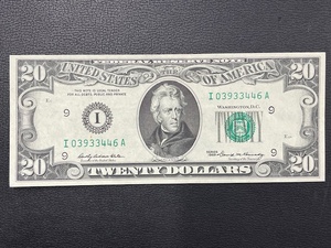 $20 Federal Reserve Note