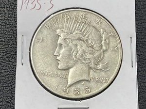 1935-S Peace Dollar