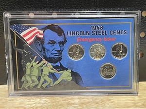 1943 Lincoln Steel Cents Emergency Issue