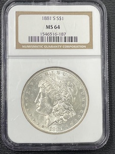 1881-S Morgan Dollar NGC MS64