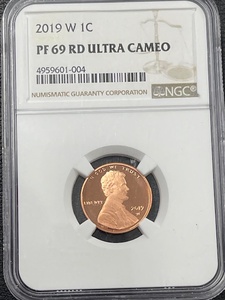 2019-W Lincoln Cent Proof NGC PF69 Red Ultra Cameo