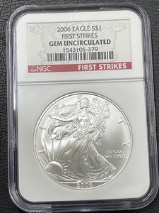 2006 Silver Eagle NGC Gem Uncirculated First Strike