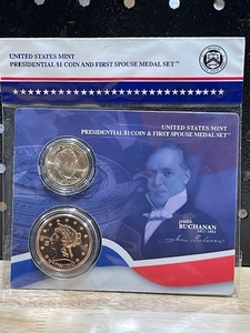 Presidential Dollar and First Spouse Medal Set