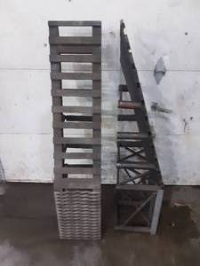 Pair of heavy-duty steel ramps