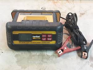 EverStart MAXX battery 40A jump,15A rapid charge, 3A maintainer.