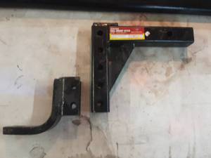 Haul Master 10 rise 11 drop adjustable ball mount hitch.