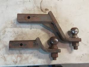 2 drop trailer hitches for 2 receivers