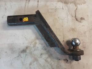 10 drop trailer hitch with 2 ball for 2 receivers