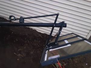 Spalding NBA basketball hoop on a 96 easy adjust pole (no base)