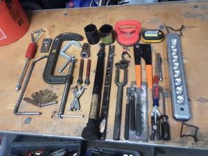 assorted automotive tools