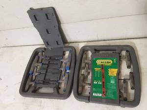SAE and metric 7 piece T-handle Allen wrench sets