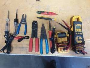 Electrical testers, multimeters, strippers, more