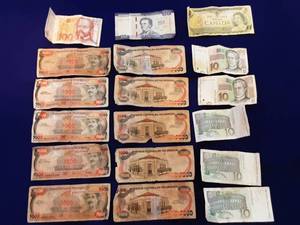 Foreign paper currency