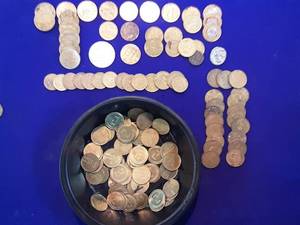 Assorted tokens, Up down, chuck e cheese, car wash, parking, laundry