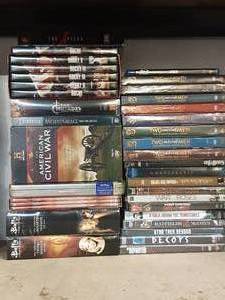 Assorted DVDs and TV series